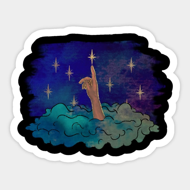 brightest star Sticker by au.berna@live.it